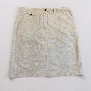 Nicole Miller Original Snakeskin Print Skirt - Size 10